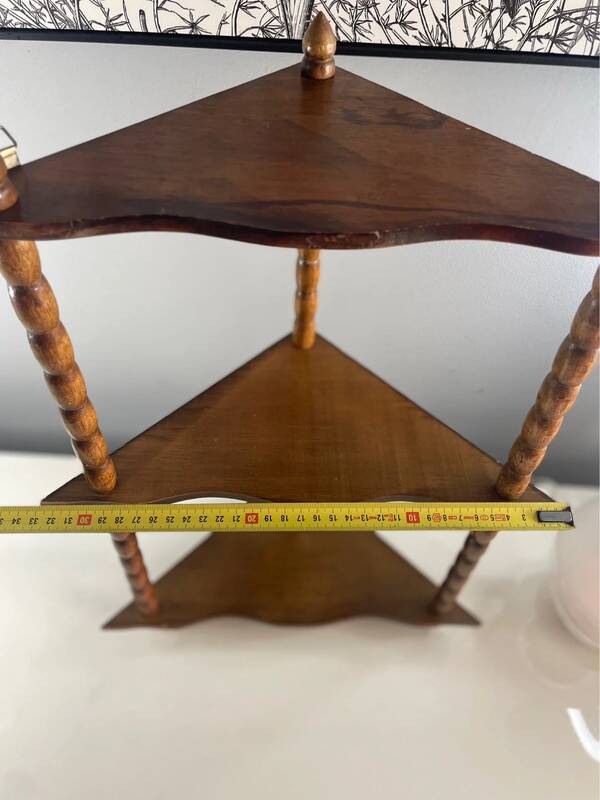 Vintage corner shelf