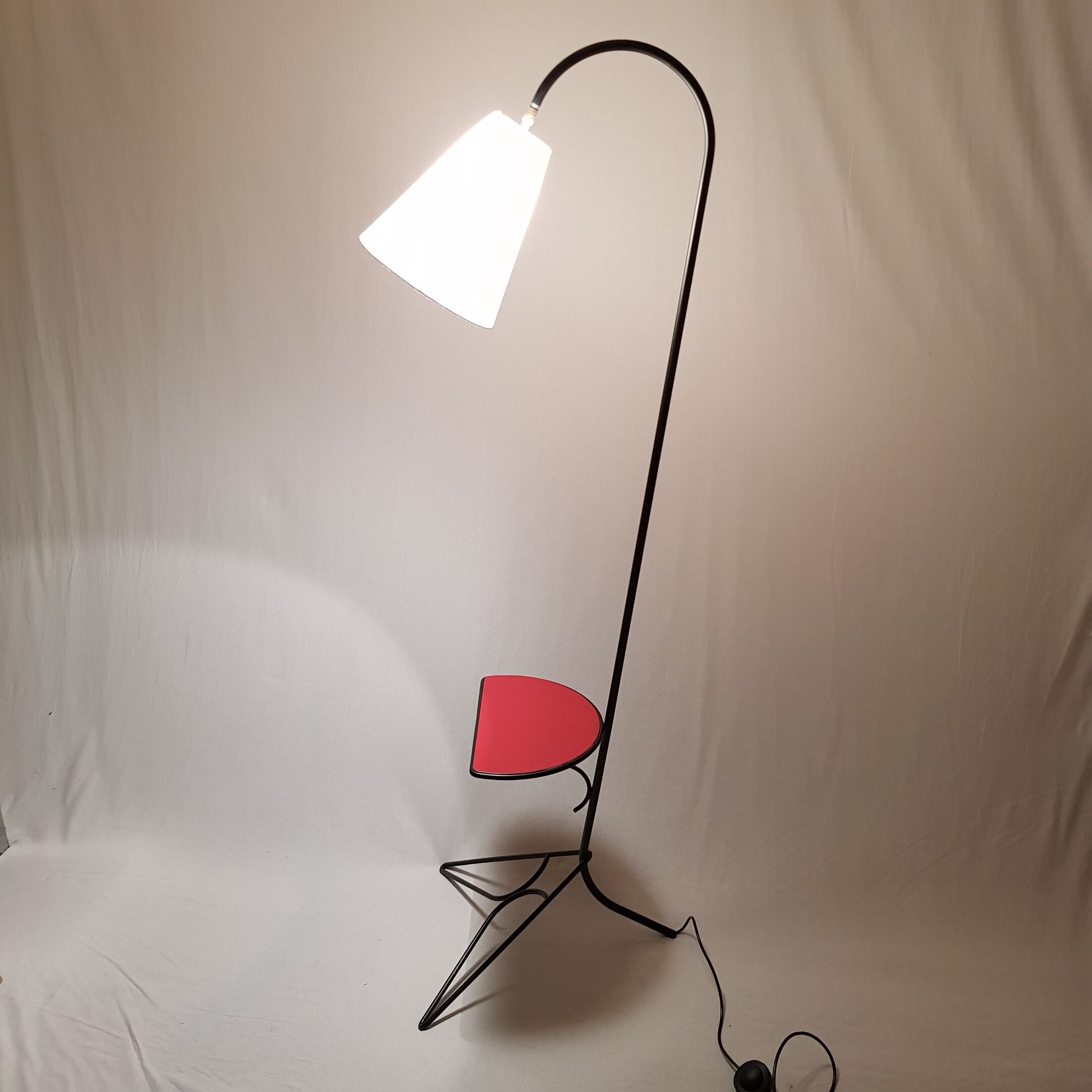 Lamppost with a tablet