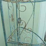 Large corner iron shelf
