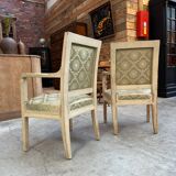 Paire de Fauteuils de Style DIRECTOIRE Début XIXème