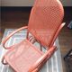 Rocking chair rouge