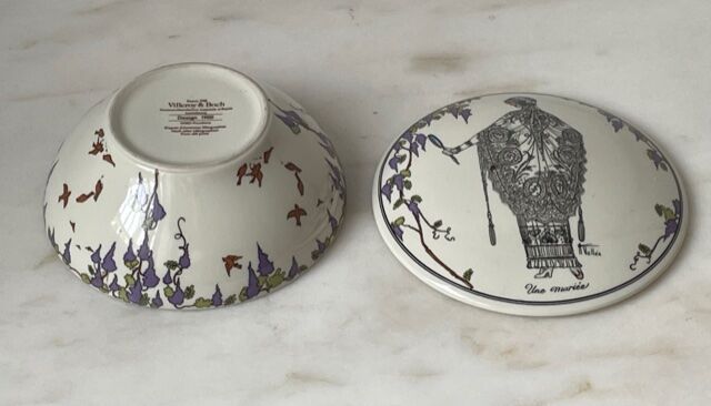 Boite Villeroy and Boch Art Nouveau style