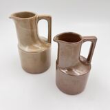 Duo of pitcher Grès de Brenne