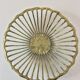 Organic gold brass design fruit cut, 60s