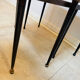 Pair of vintage nesting tables in formica, 1970.