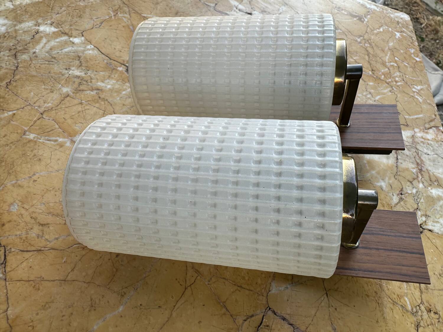 Pair of Scandinavian wall lights