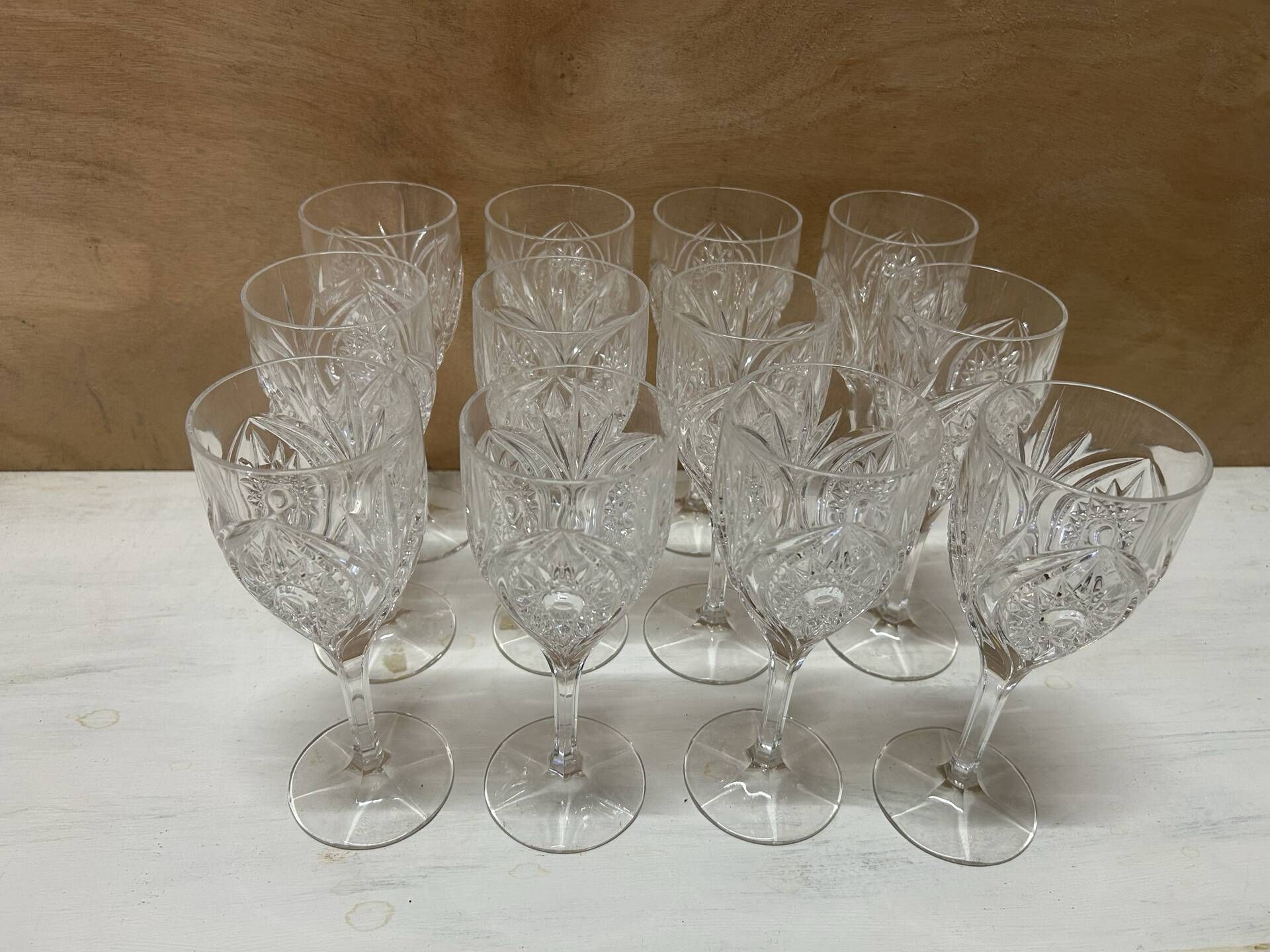 Set of 24 crystal glasses for red and white wine Nachtmann