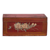 Small antique chest with floral patterns (circa 1900) #39