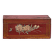 Small antique chest with floral patterns (circa 1900) #39