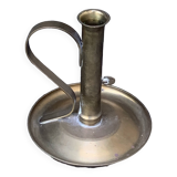 Candlestick, thumbtack, cellar rat, brass, copper, old, collector