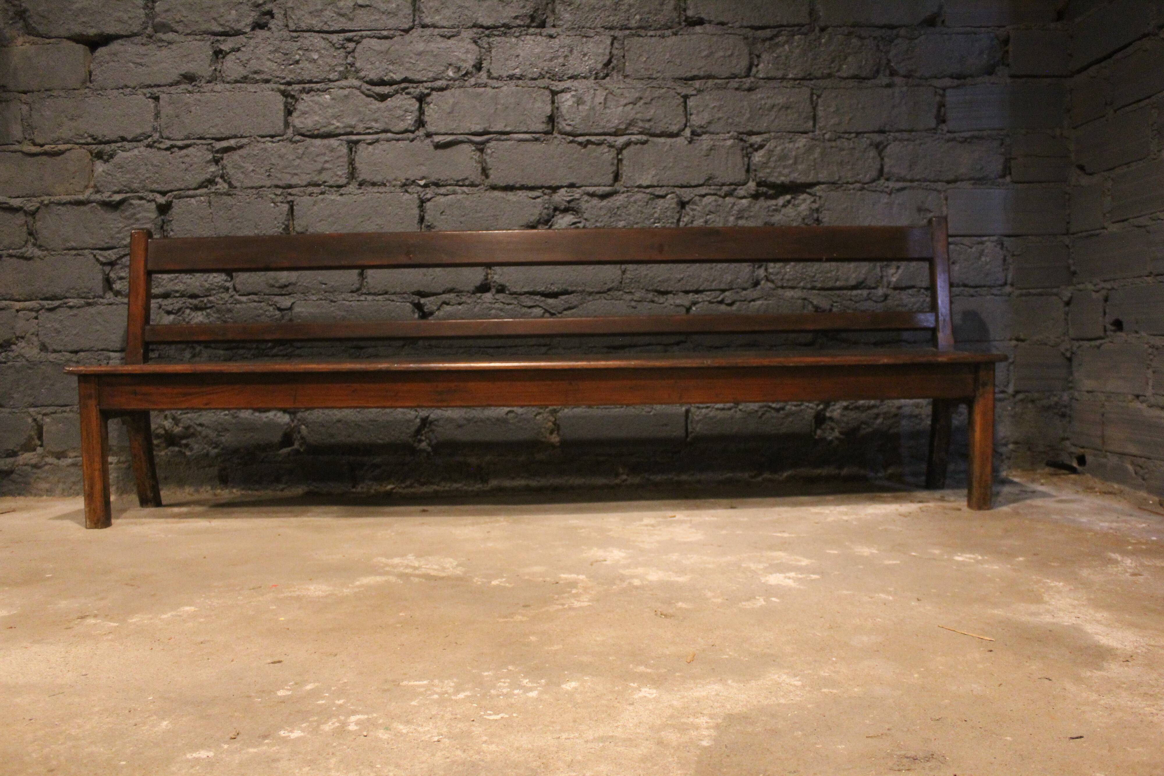 Pair of monastery benches