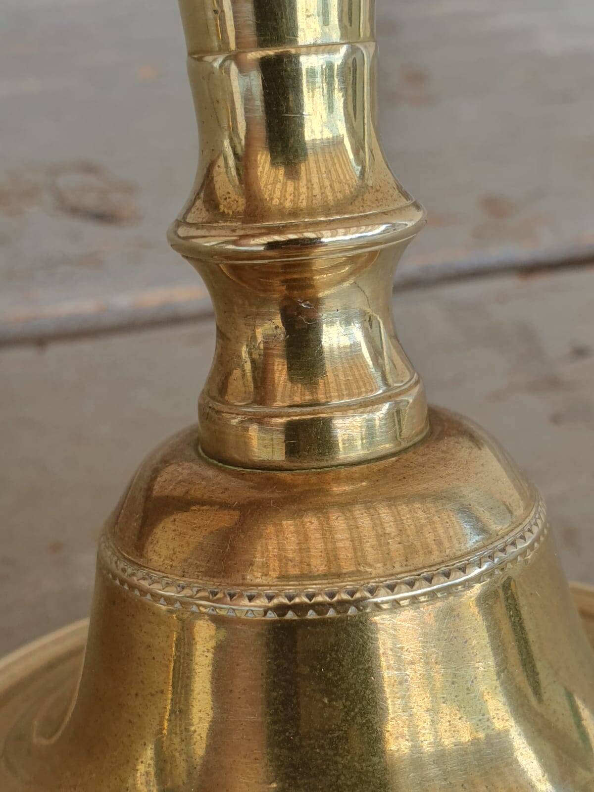 brass candle holder