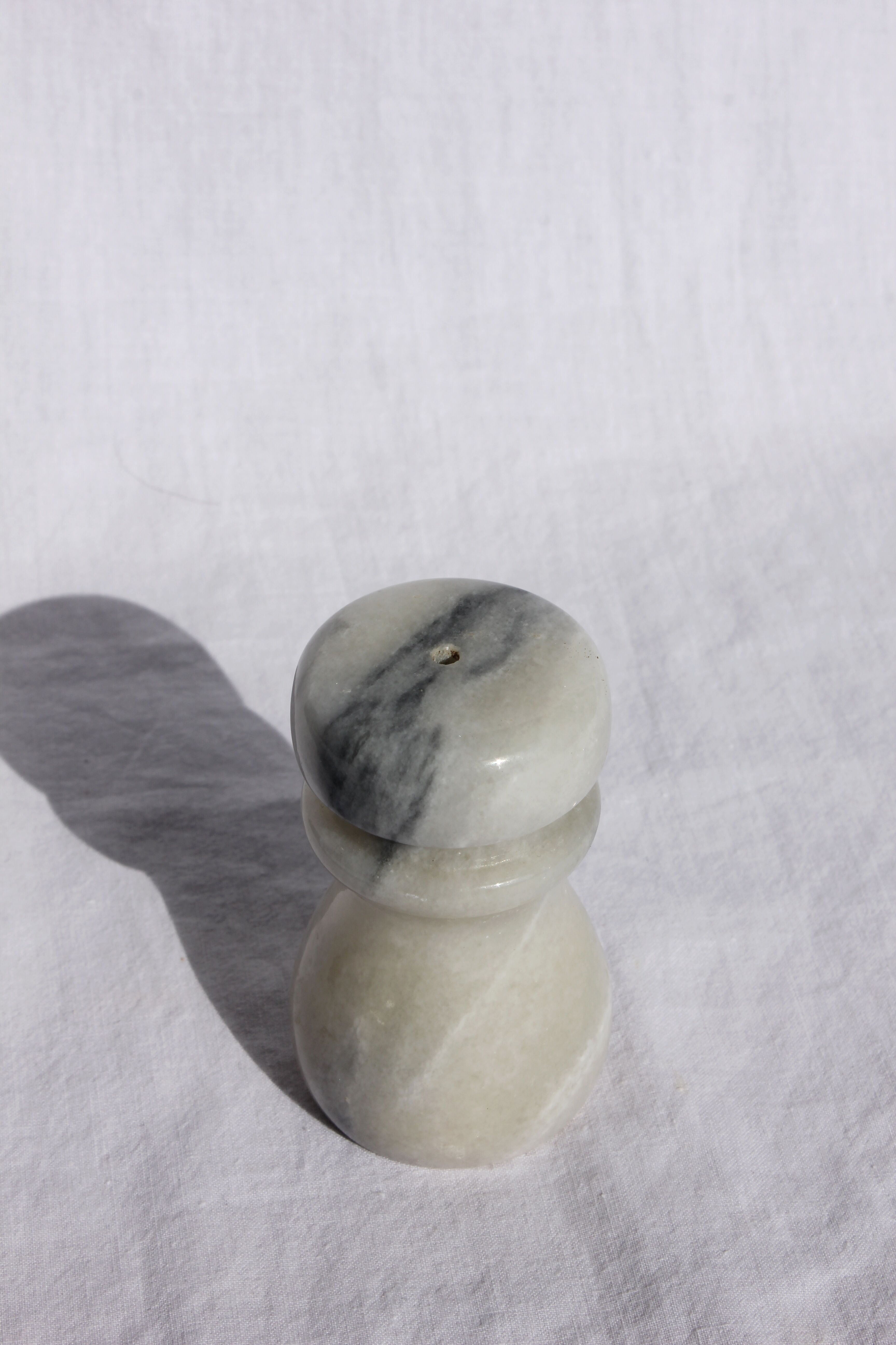 Vintage marble salt cellar