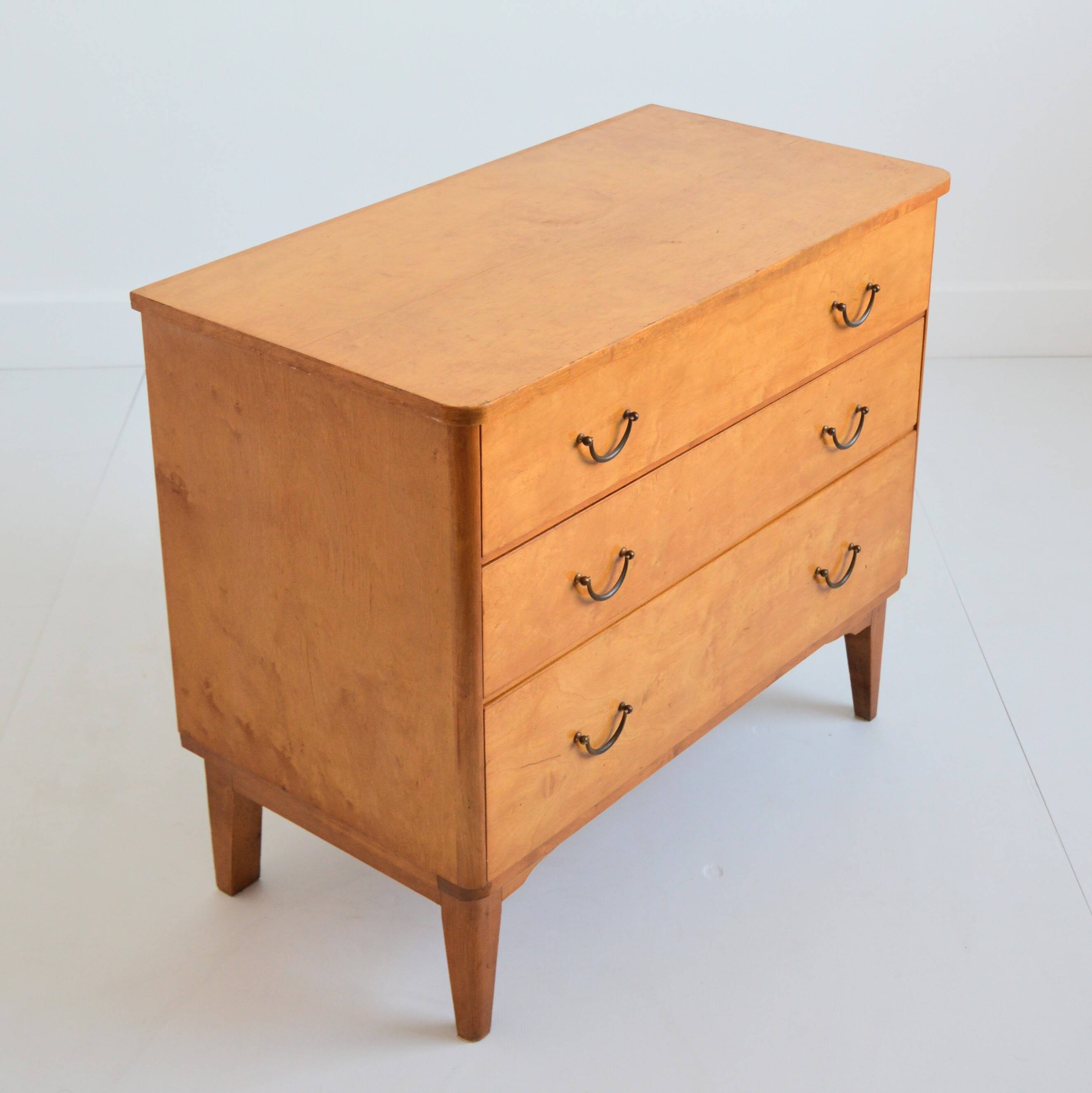 Vintage 1950s/60s 3-drawer chest
