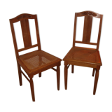 Pair of Art Nouveau chairs