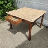 Square farmhouse table with extensions