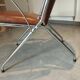 Folding chair attributed to A. Monpoix, modernist design, mid-century, vintage.