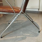 Folding chair attributed to A. Monpoix, modernist design, mid-century, vintage.