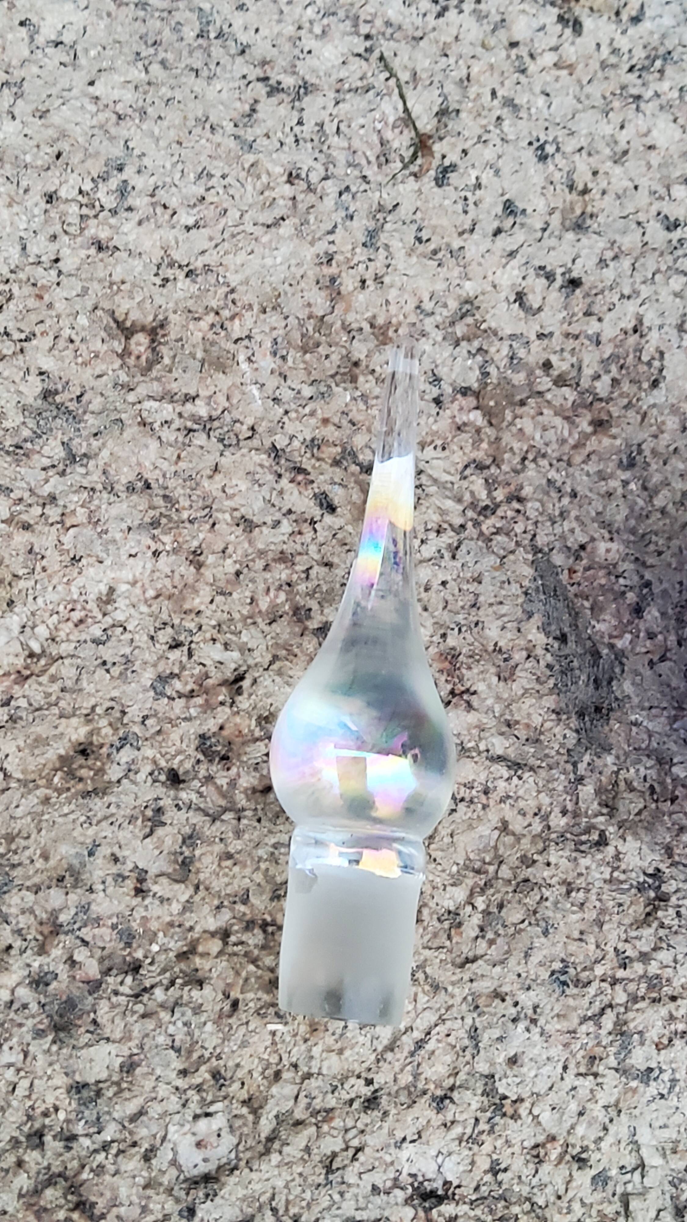 Murano glass bottle from the 80s