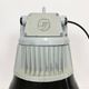 Black enamel industrial pendant light, 1960