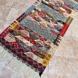 Contemporary Kilim Rug - Taznakht Kilim runner - runner - Unique runner rug - Berber rug