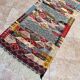 Tapis Kilim contemporain - Taznakht Kilim runner - coureur- Tapis coureur unique - Tapis Berbère
