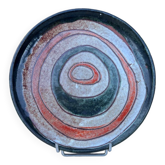 Assiette plate deco Daniel Vallauris  vintage