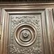 Antique Louis XIII armoire in solid walnut with carved doors
