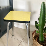 Yellow Formica stool