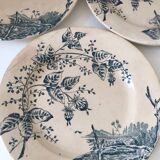 Antique Boutras Iron Earth Plates