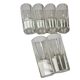 Art Deco vodka shot glasses from Hortensja Glassworks, Poland, 1950s, set of 7
