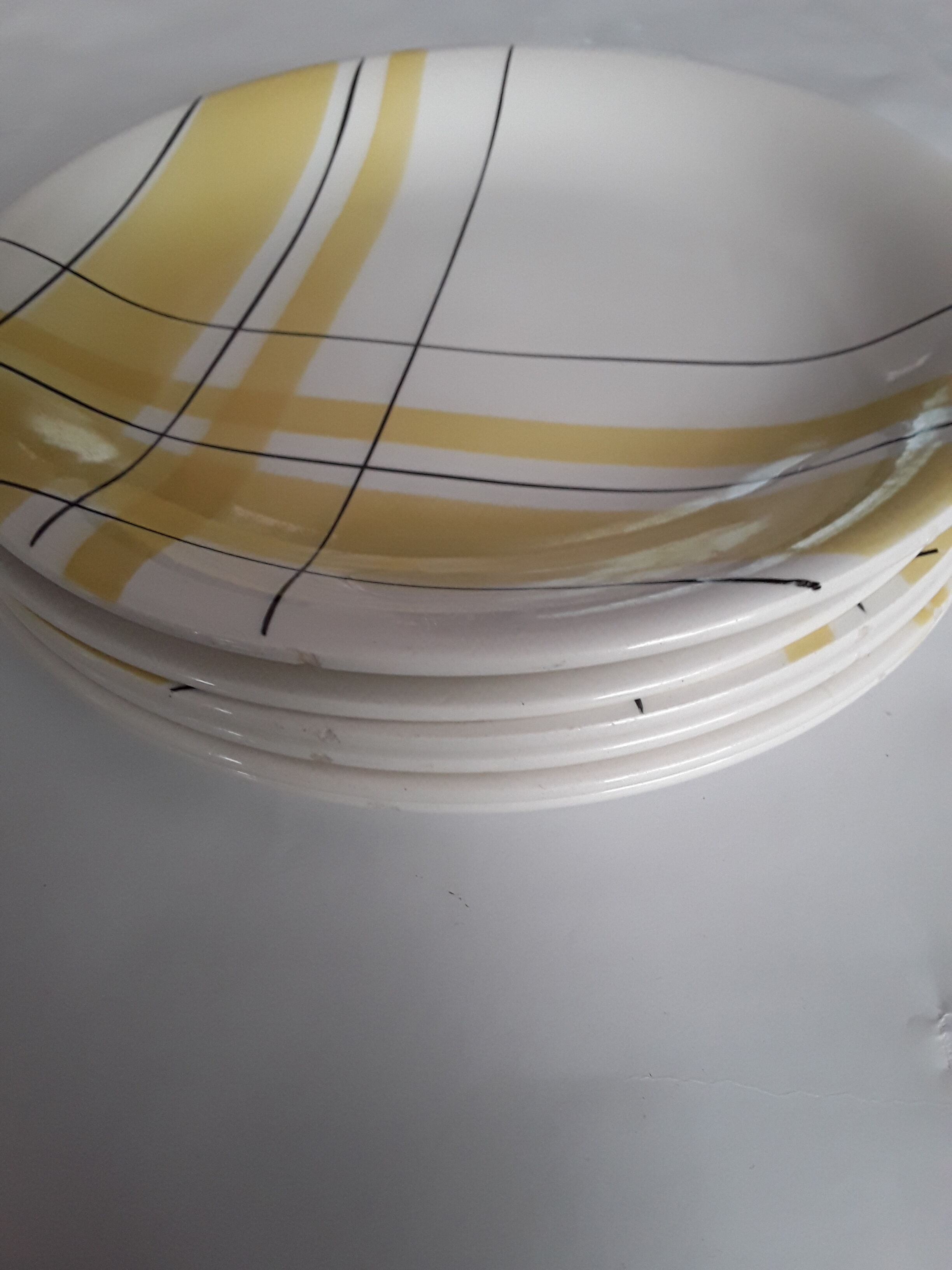 6 dessert plates Salins France