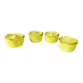 Set of 4 earthenware bowls