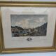 Gravure Le port de Morlaix . Fin XIXème .