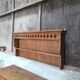 Buffet vaisselier en pin 1900