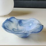 Large organic floral empty pocket. In glass/crystal