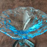 Swirling glass vase