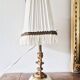 Antique 1-light lamp in gilded bronze and onyx, bedside lamp, desk lamp.