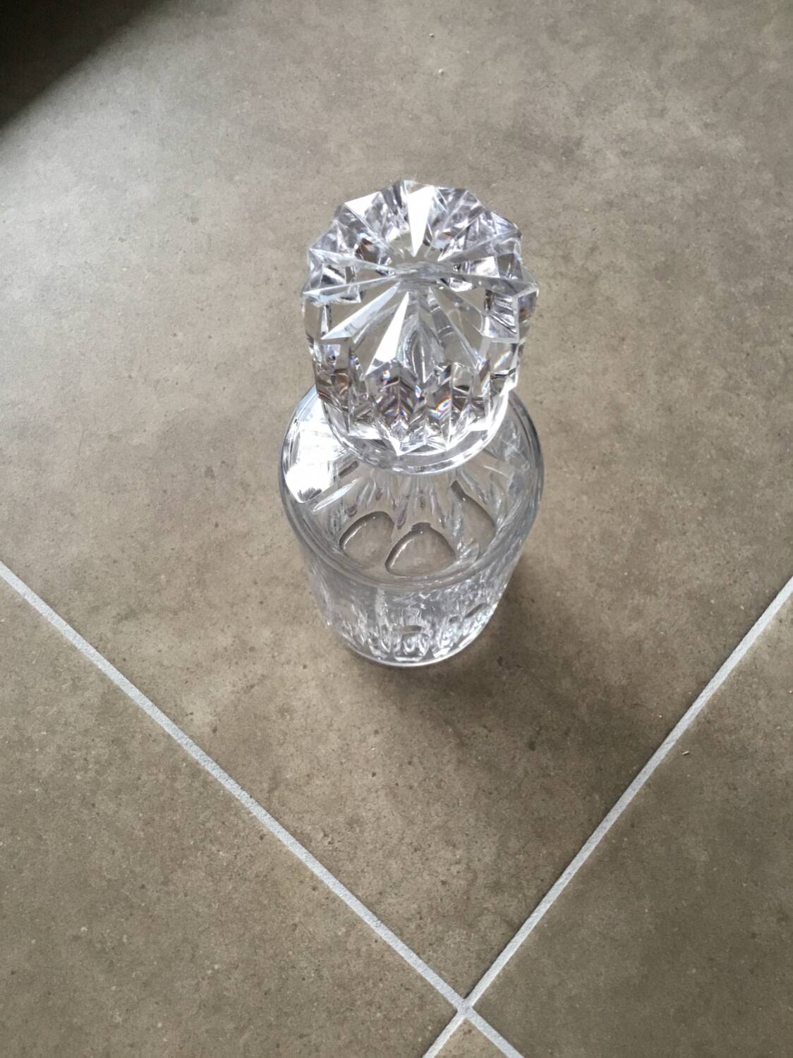 Lorraine crystal carafe