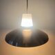 Mid-century Scandinavian pendant light in pink chrome metal, 1970s design