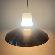 Suspension scandinave du milieu du siecle en métal chromé rose, design 1970