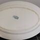 Old oval ceramic dish from Sarreguemines Flore model