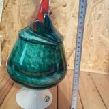Opaline glass candy box made in Italy