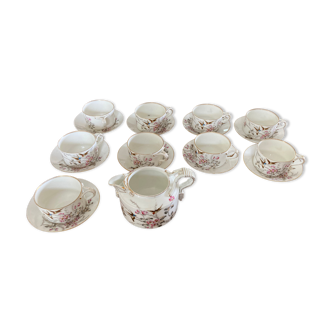 9 tea cups limoges