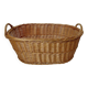 Panier a linge osier tressé