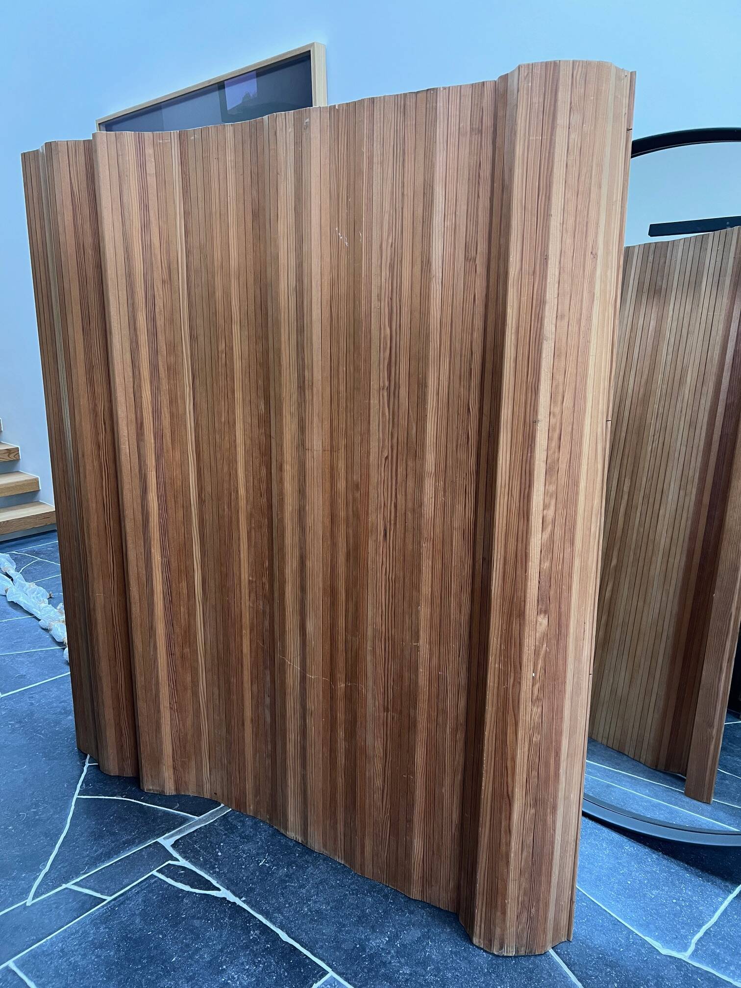 Art deco wooden screen - 1950s