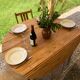Farmhouse table with shutters