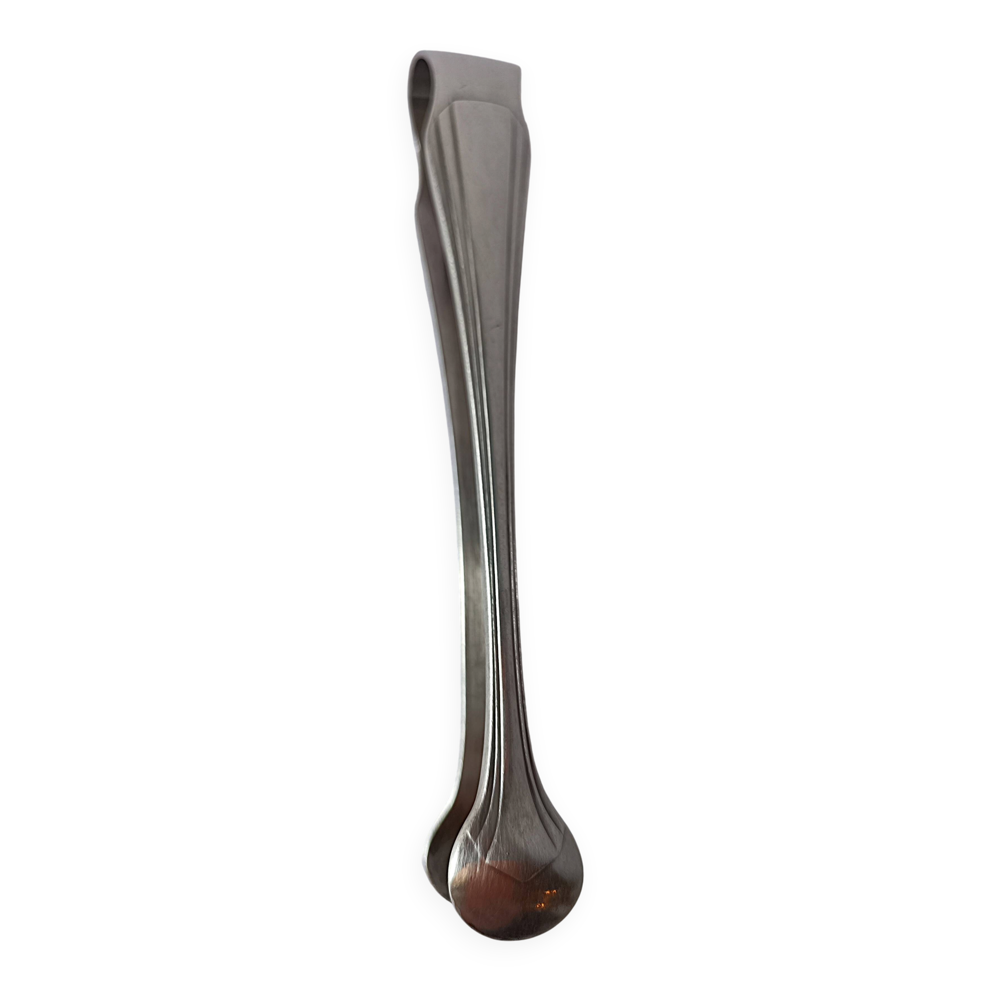 Christofle Sugar Tongs "Boréal" in Silver-Plated Metal - Luc Lanel - Art Deco