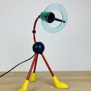 Lampe tripode couleurs primaires années 80