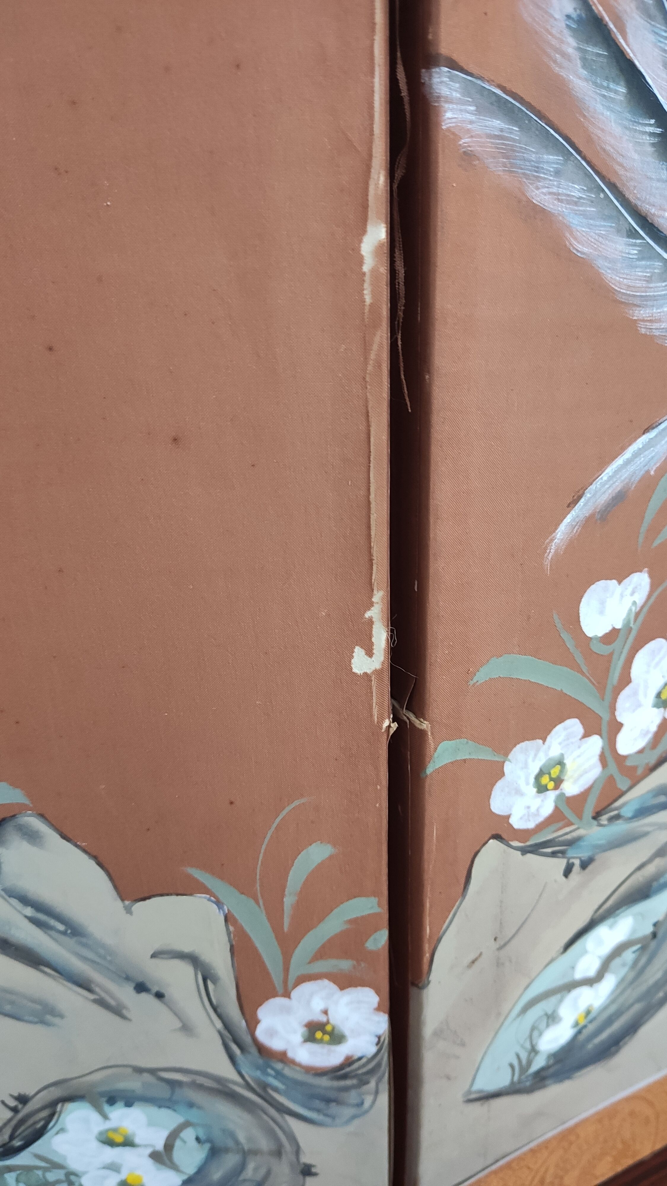 Japanese table screen, 4 ventaux